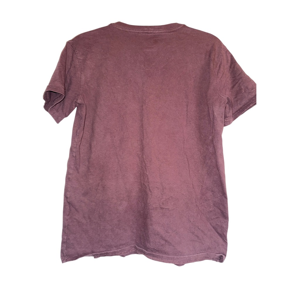 Carhartt Original Fit Womens T-Shirt Top Pocket Burgundy Small S Casual - Picture 6 of 6